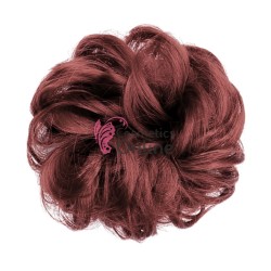 Coc modern din par artificial cu elastic C131947A Castaniu Mediu - mediu